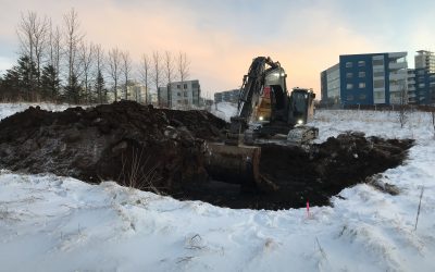 Jarðvinna hafinn við nýtt Öldrunarsetur við Sléttuveg