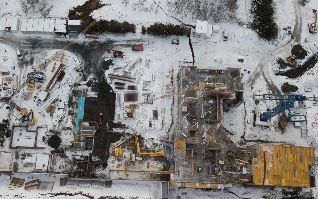 Nýtt Hrafnistuheimili Sjómannadagsráðs rís hægt og bítandi