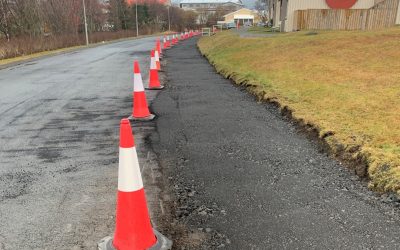 Endurnýjun á gangstétt við Jökulgrunn