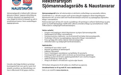 Auglýst er eftir Rekstarstjóra Sjómannadagsráðs & Naustavarar