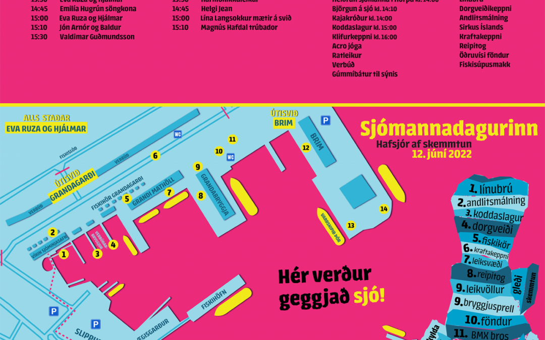 Fjölbreytt dagskrá á Sjómannadaginn 12. júní