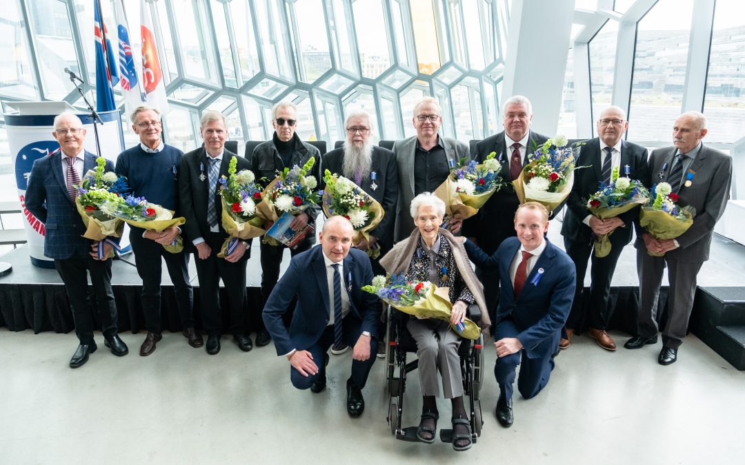 Heiðraðir sjómenn á sjómannadegi 2024